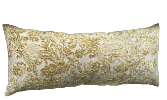 Prospect Park Jacquard Gold Pillow 16"x36"